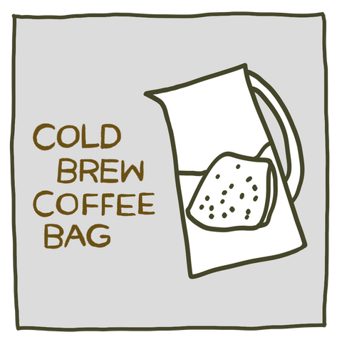 冷萃咖啡浸泡包 | 裸包六入一袋